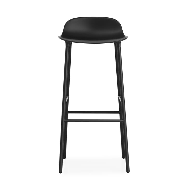 Form barstool metal legs 75 cm - Black - Normann Copenhagen