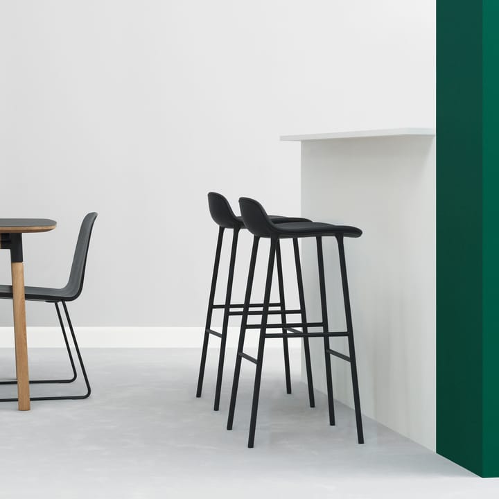 Form barstool metal legs 75 cm - Black - Normann Copenhagen