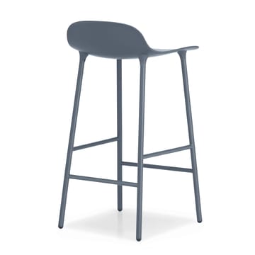 Form barstool metal legs - Blue - Normann Copenhagen