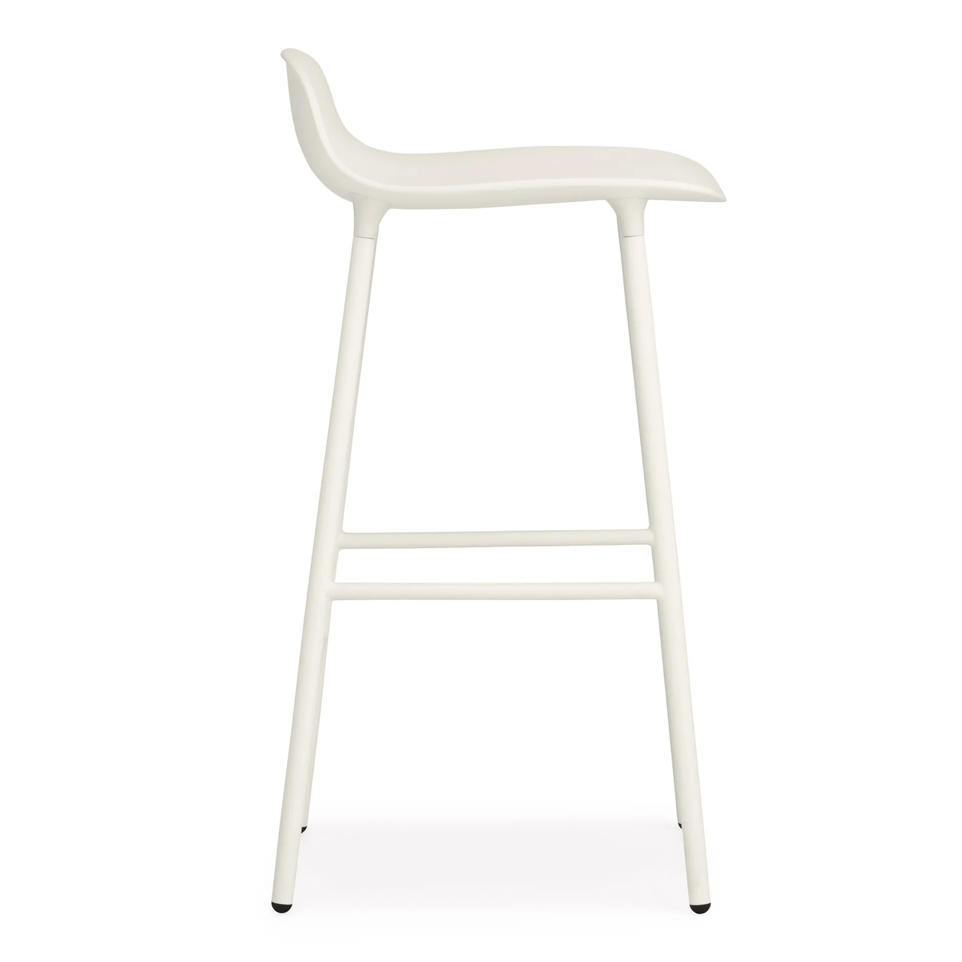 Form barstool metal legs, White Normann Copenhagen