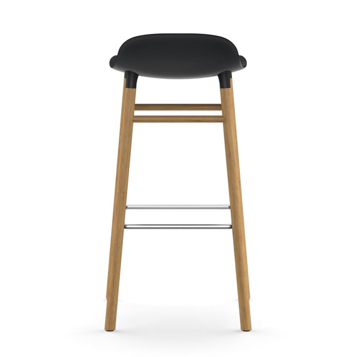 Form barstool oak legs 75 cm - Black - Normann Copenhagen