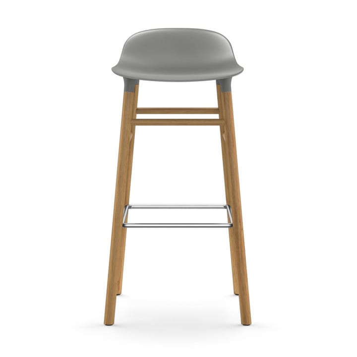 Form barstool oak legs 75 cm - Grey - Normann Copenhagen