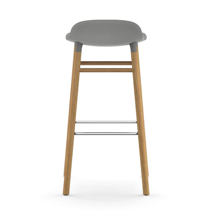 Form barstool oak legs 75 cm - Grey - Normann Copenhagen