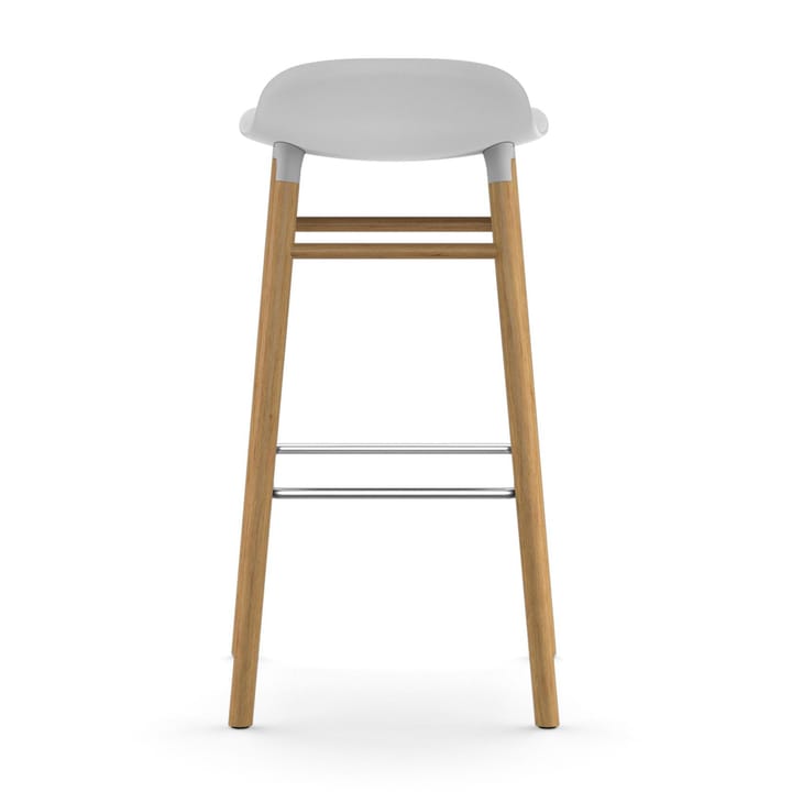 Form barstool oak legs 75 cm - White - Normann Copenhagen