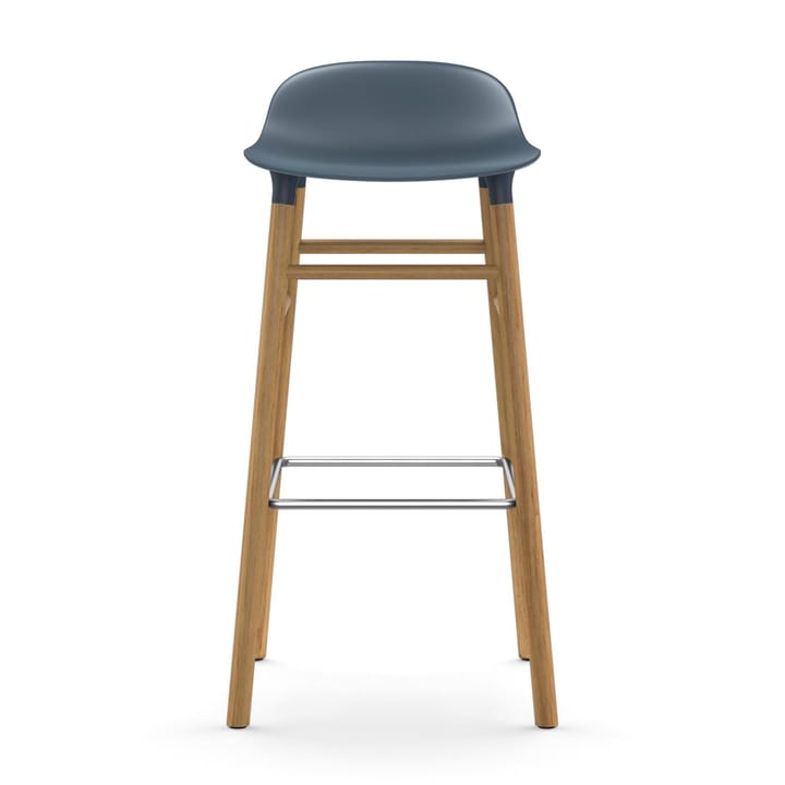 Form barstool oak legs - Blue - Normann Copenhagen