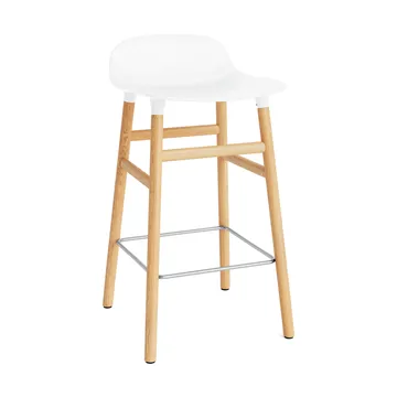 Form barstool oak legs - White - Normann Copenhagen