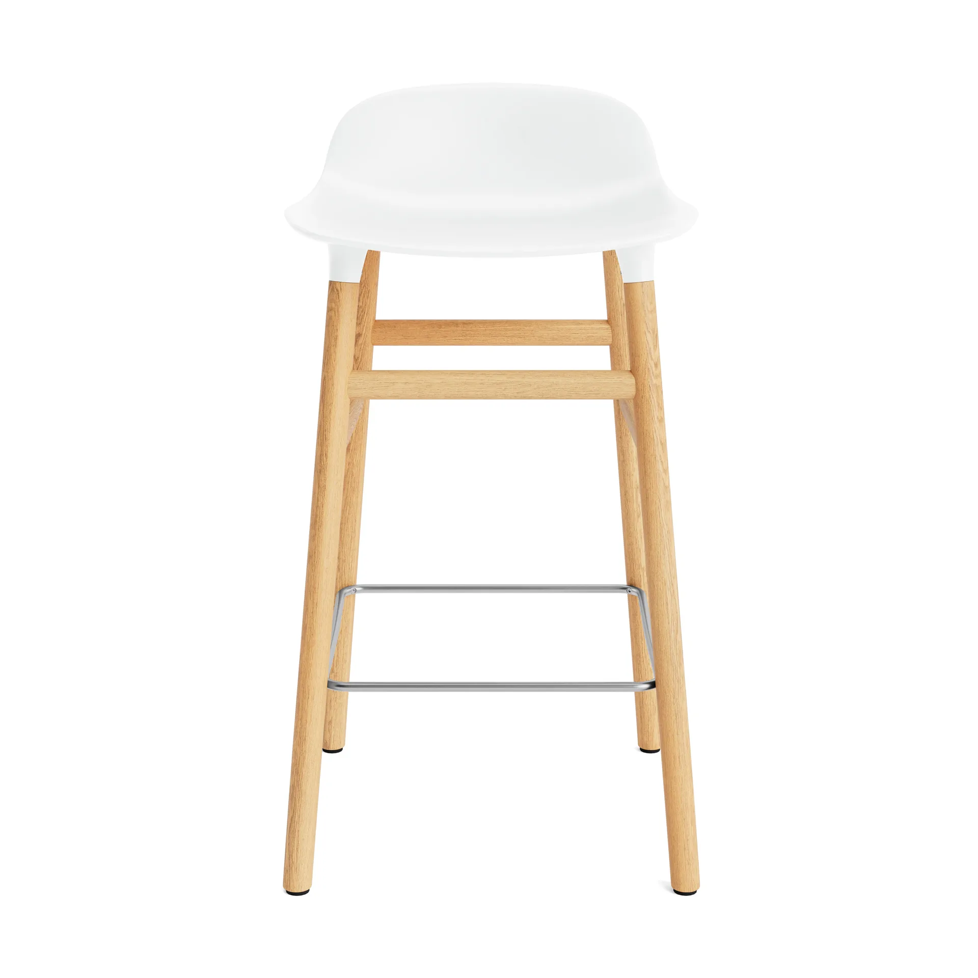 Form barstool oak legs, White Normann Copenhagen