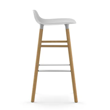 Form barstool oak legs - White - Normann Copenhagen