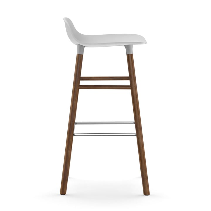 Form barstool walnut legs 75 cm - White - Normann Copenhagen