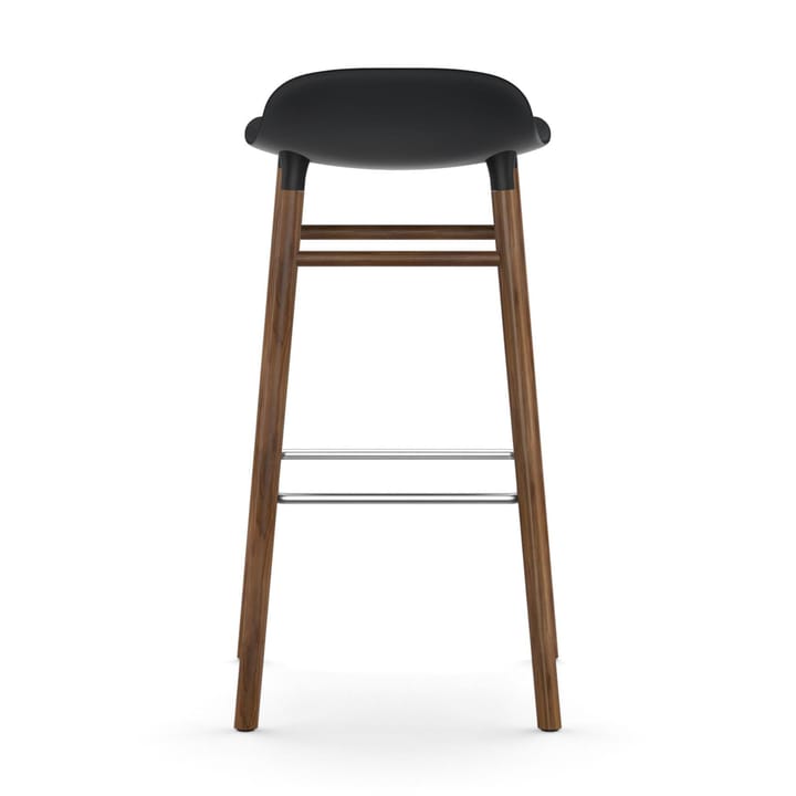 Form barstool walnut legs - Black - Normann Copenhagen