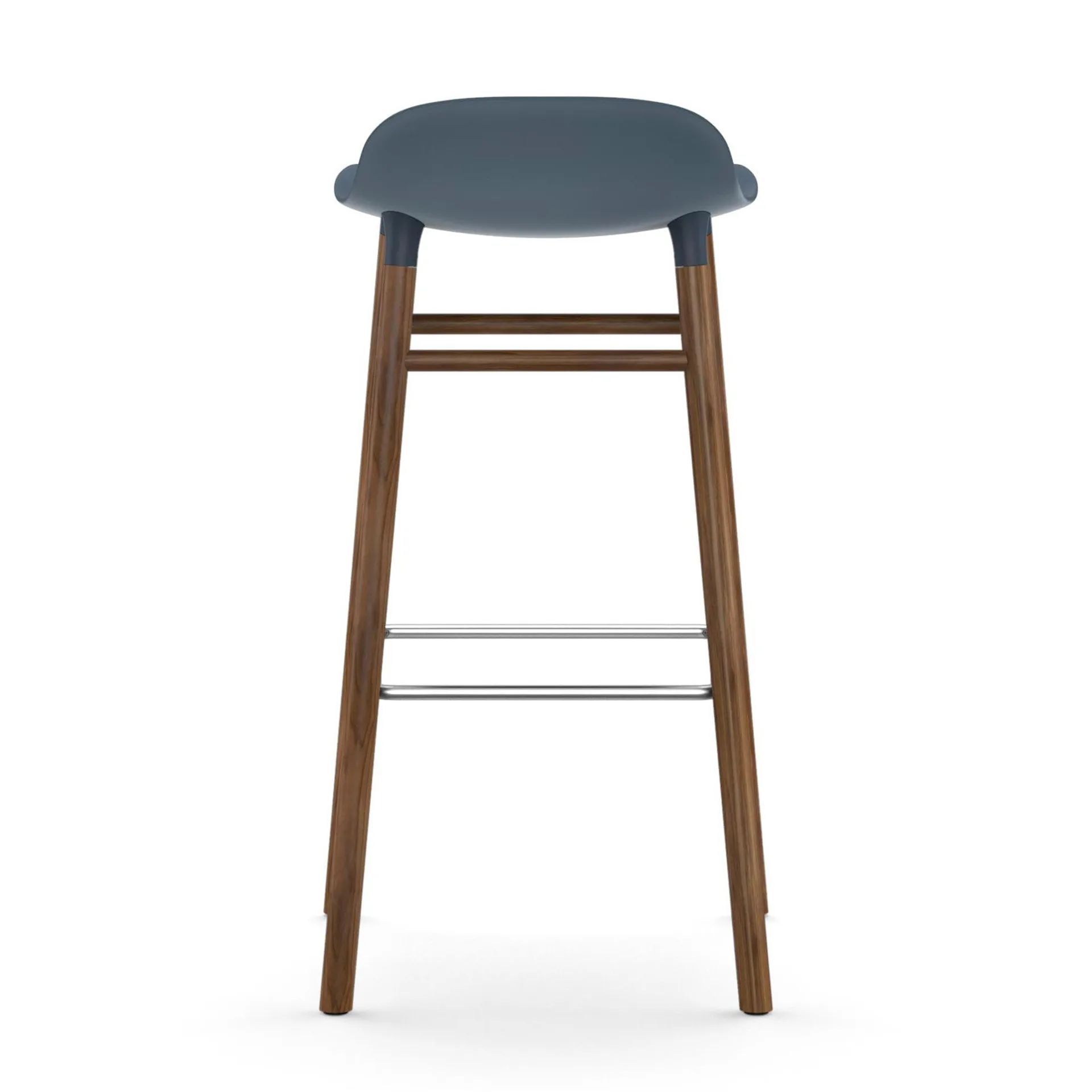 Form barstool walnut legs, Blue Normann Copenhagen