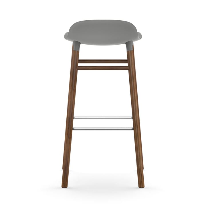 Form barstool walnut legs - Grey - Normann Copenhagen