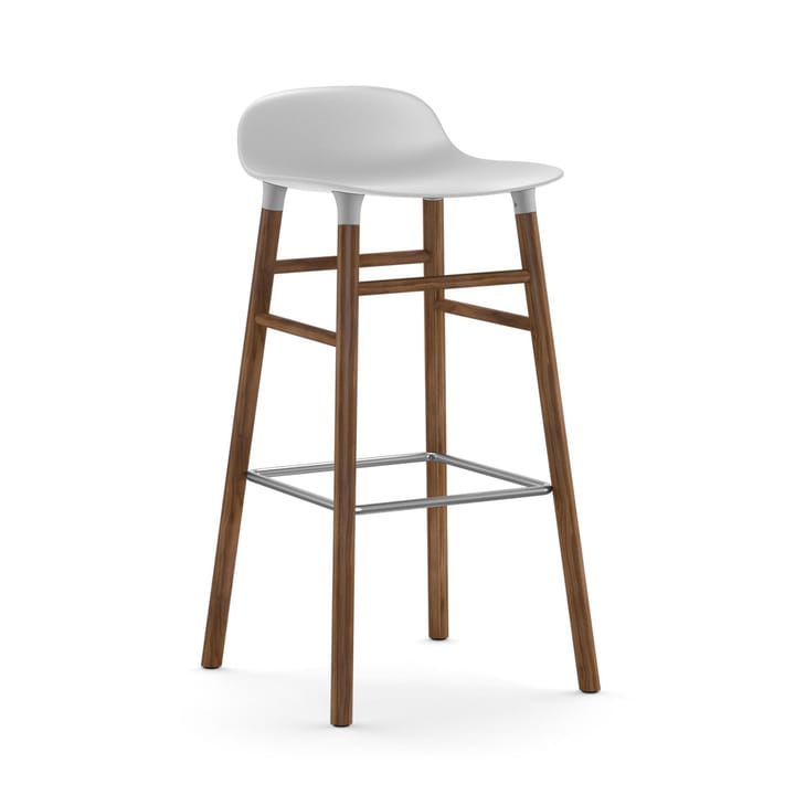 Form barstool walnut legs - White - Normann Copenhagen