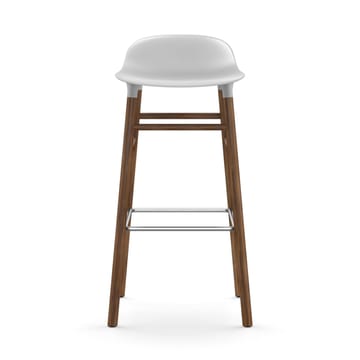 Form barstool walnut legs - White - Normann Copenhagen