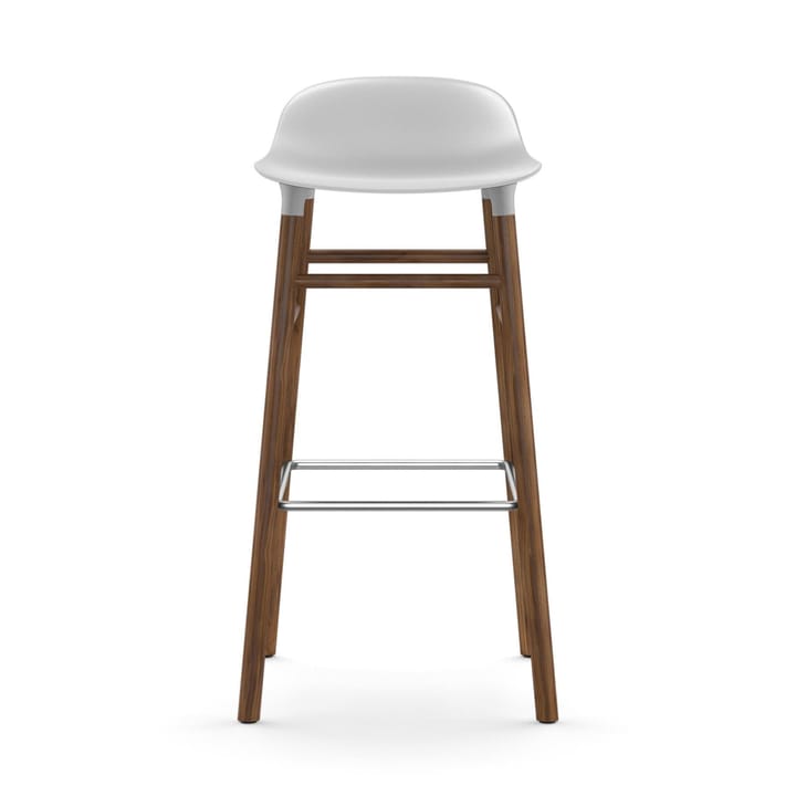 Form barstool walnut legs - White - Normann Copenhagen