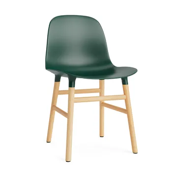 Form Chair - Green, oak legs - Normann Copenhagen