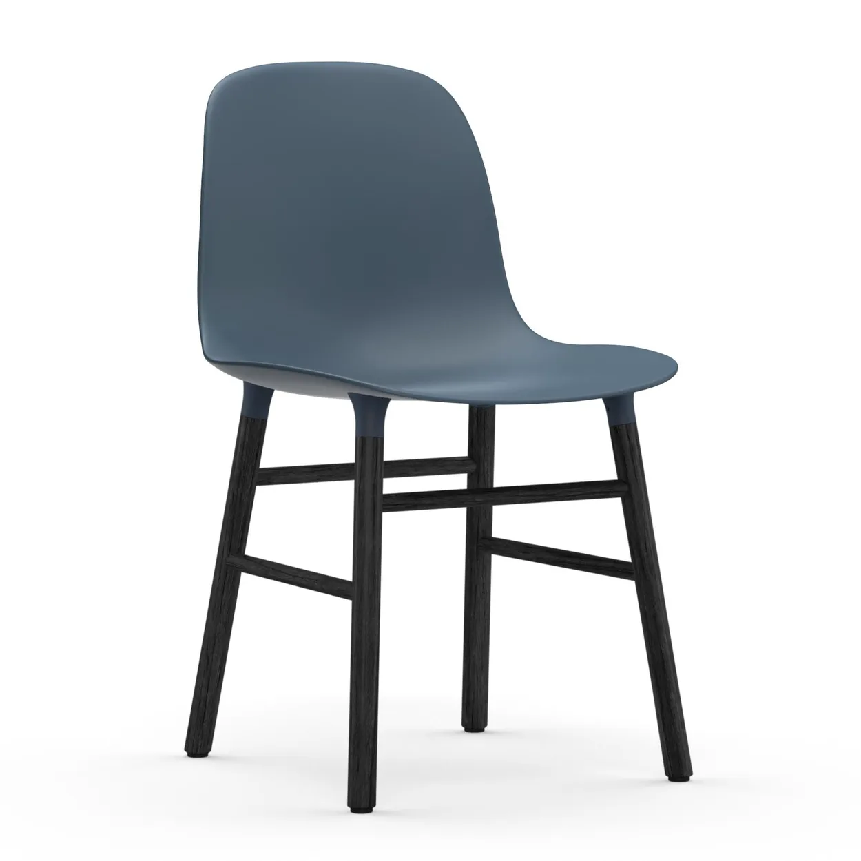 Normann Copenhagen Form chair leg - black Blue | Scandinavian Design | Chairs | Blue