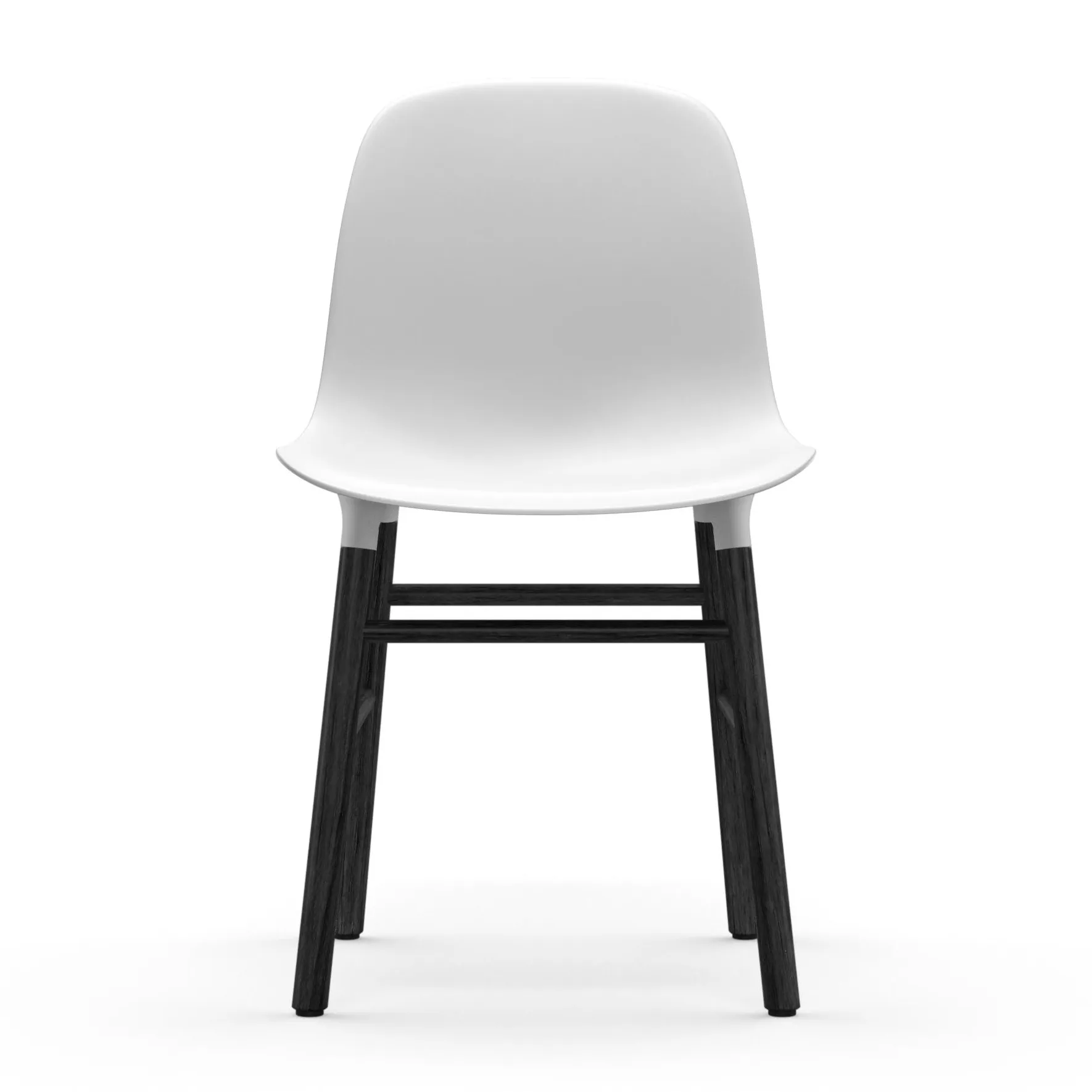 Form chair leg - black, White Normann Copenhagen
