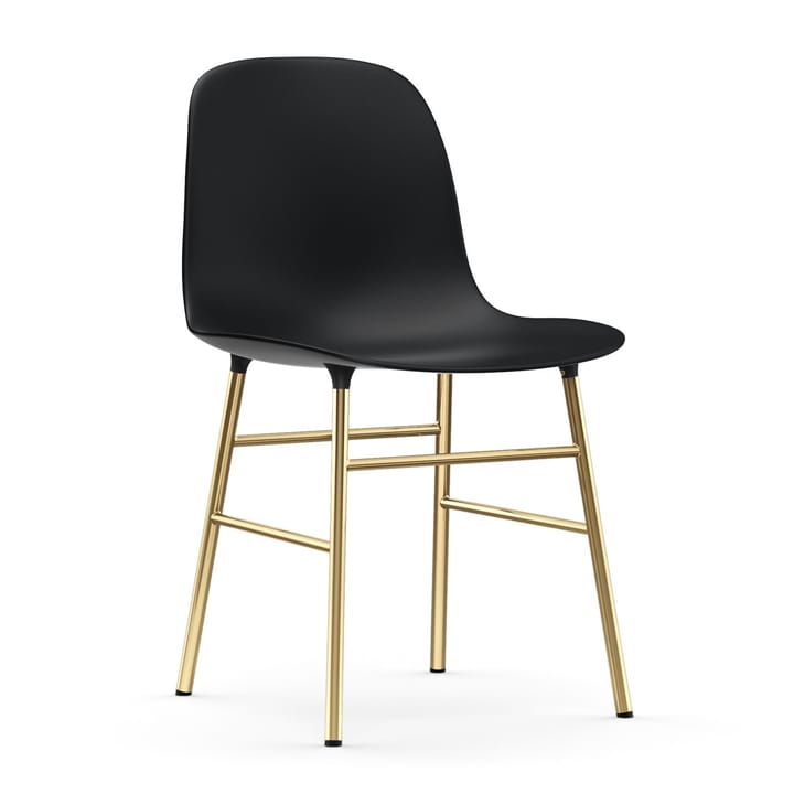 Form chair leg - brass - Black - Normann Copenhagen