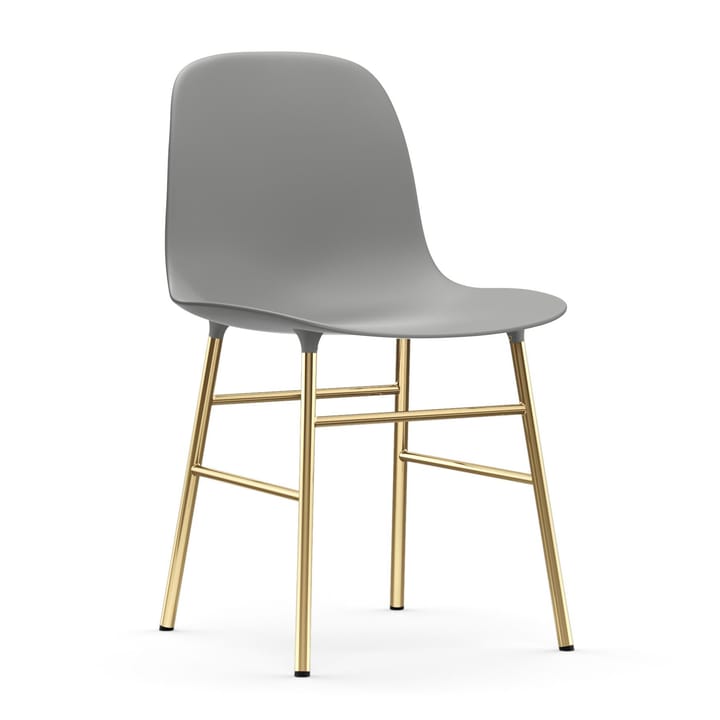 Form chair leg - brass - Grey - Normann Copenhagen