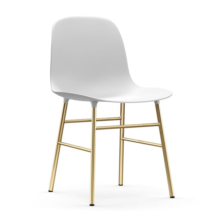 Form chair leg - brass - White - Normann Copenhagen
