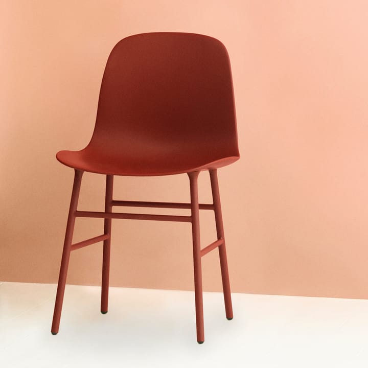 Form Chair - Red, black legs - Normann Copenhagen