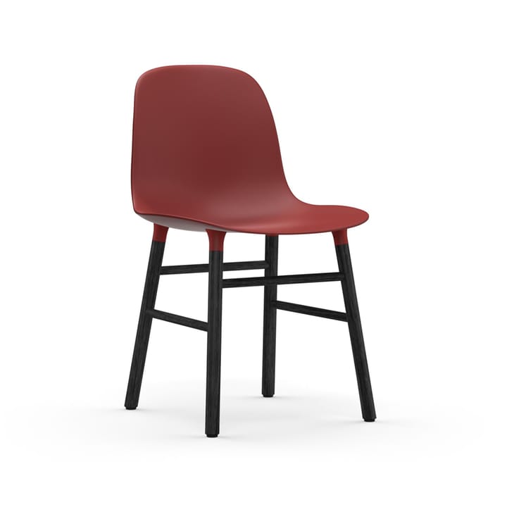 Form Chair - Red, black legs - Normann Copenhagen