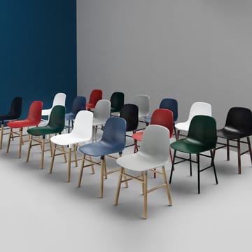 Form Chair - Red, oak legs - Normann Copenhagen