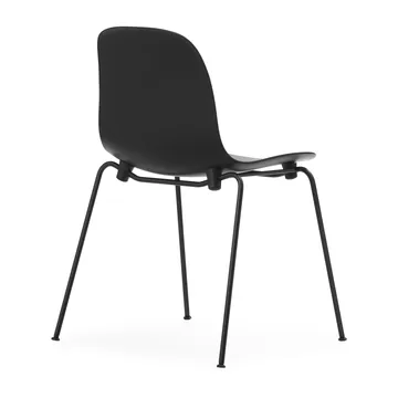 Form Chair stackable chair black legs 2-pack, Black - Normann Copenhagen