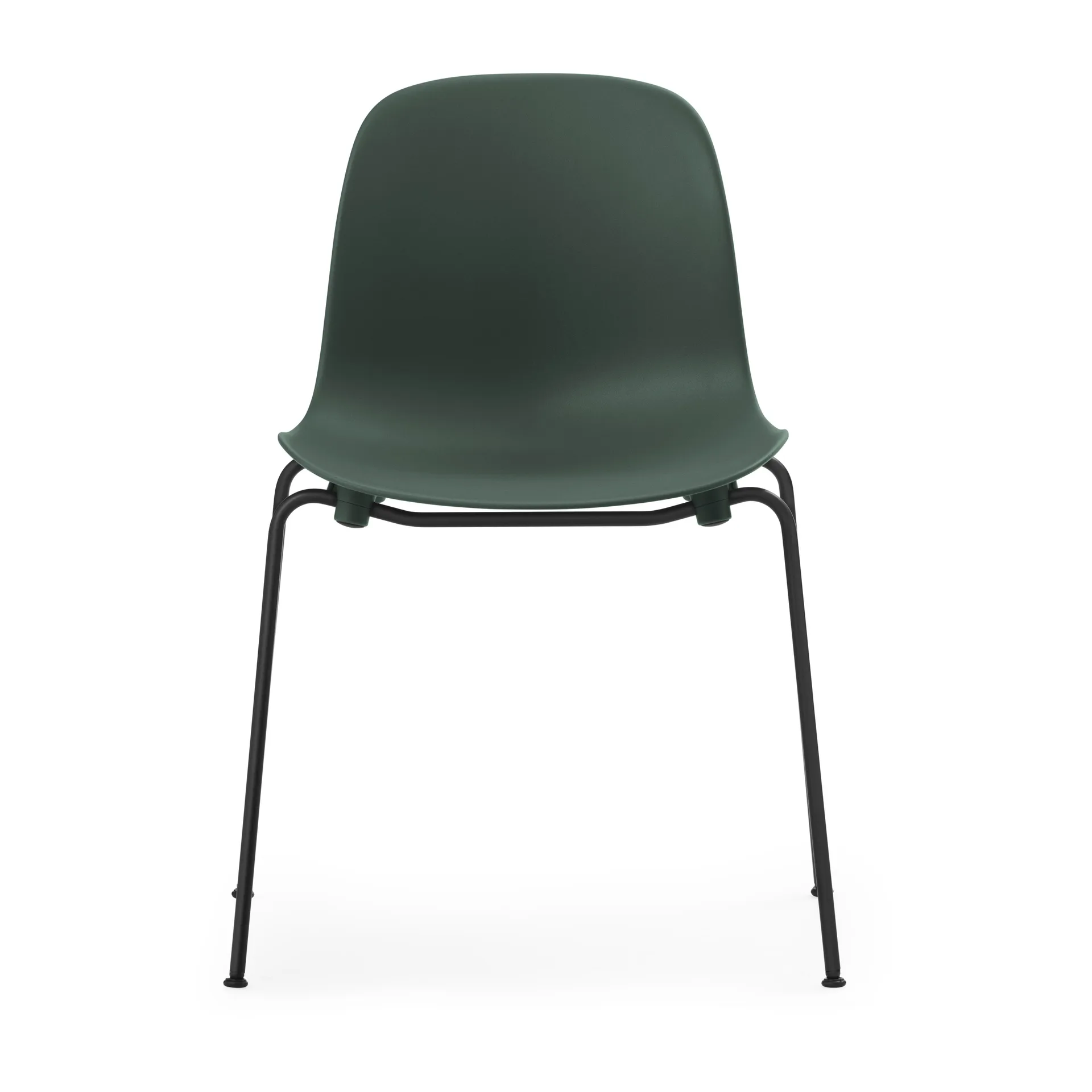 Form Chair stackable chair black legs 2-pack, Green,  Normann Copenhagen