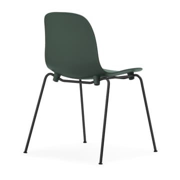 Form Chair stackable chair black legs 2-pack, Green - undefined - Normann Copenhagen