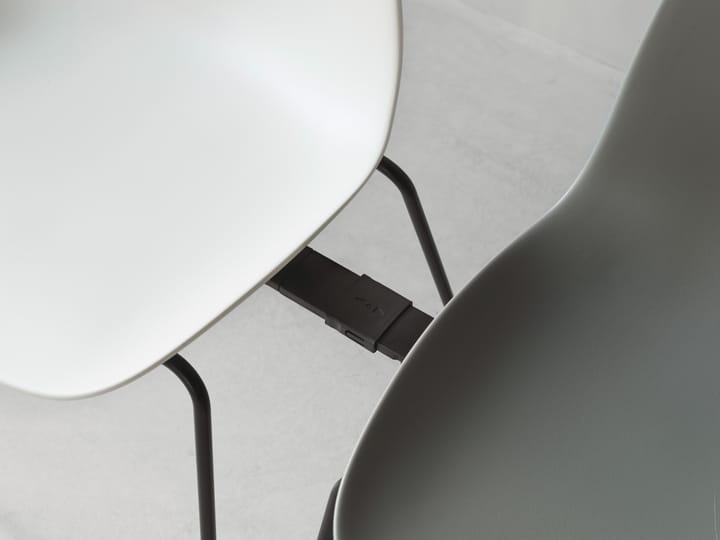 Form Chair stackable chair black legs 2-pack, White - undefined - Normann Copenhagen