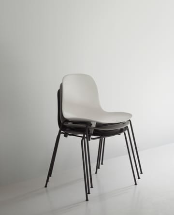 Form Chair stackable chair black legs 2-pack, White - undefined - Normann Copenhagen