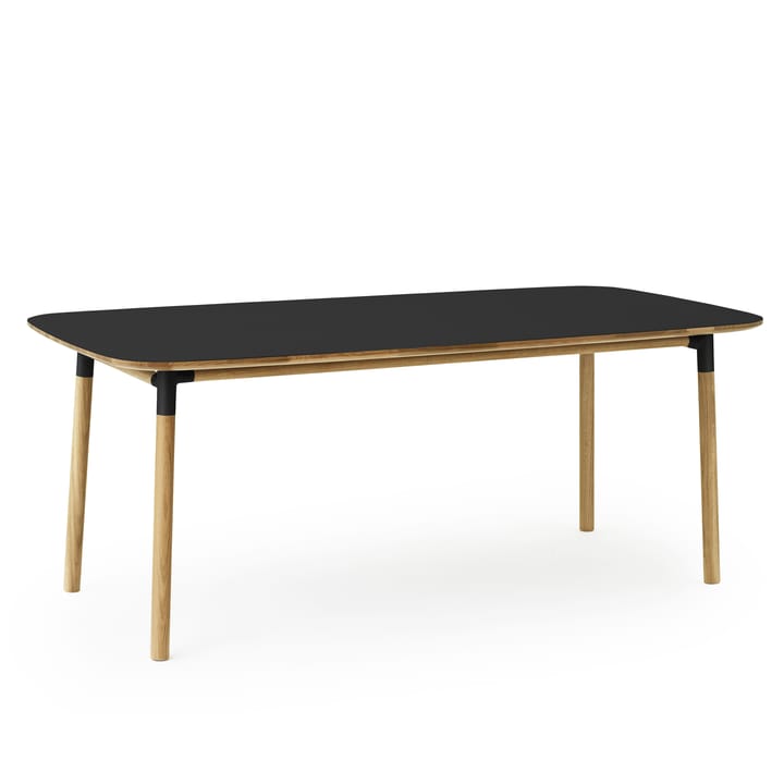 Form table 95 X 200 Cm - Black - Normann Copenhagen