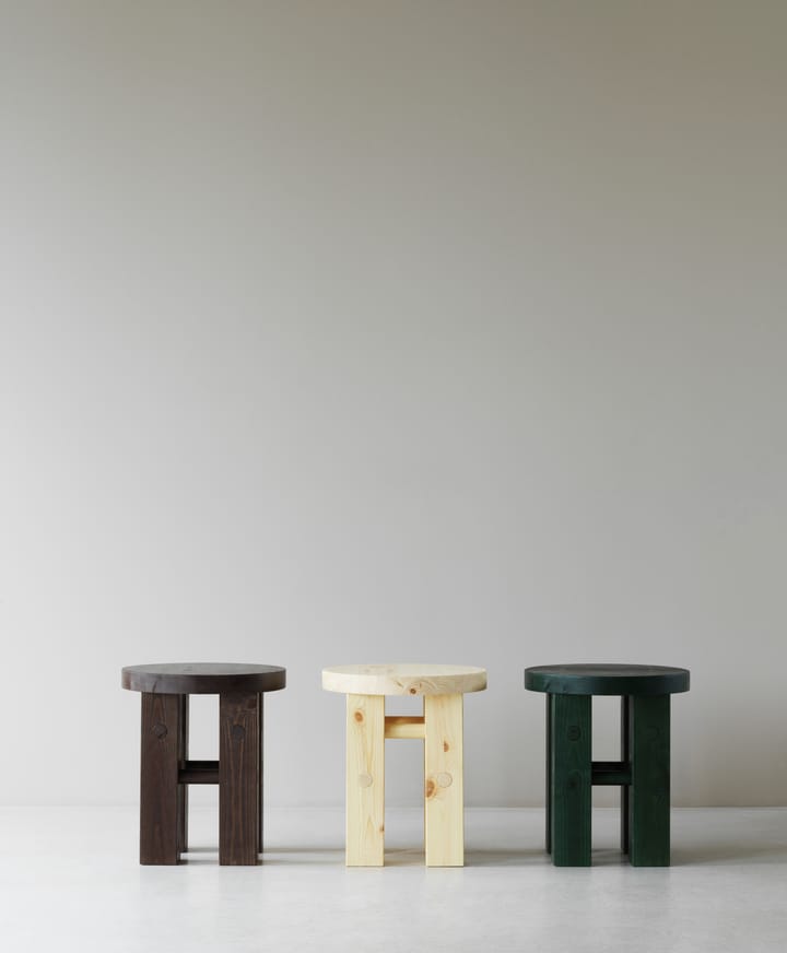 Fyr stool 45 cm - Dark brown - Normann Copenhagen