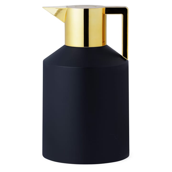 Geo thermos jug 1.5 l - black-gold - Normann Copenhagen