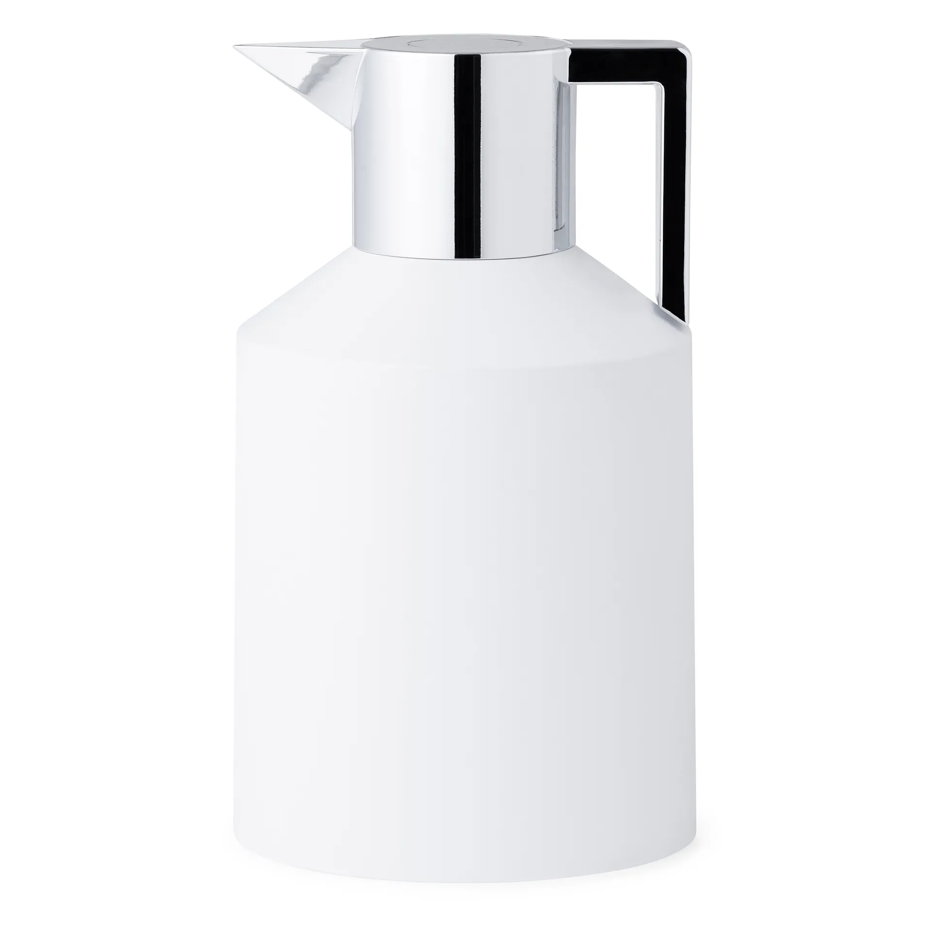 Geo thermos jug 1.5 l, white-silver Normann Copenhagen