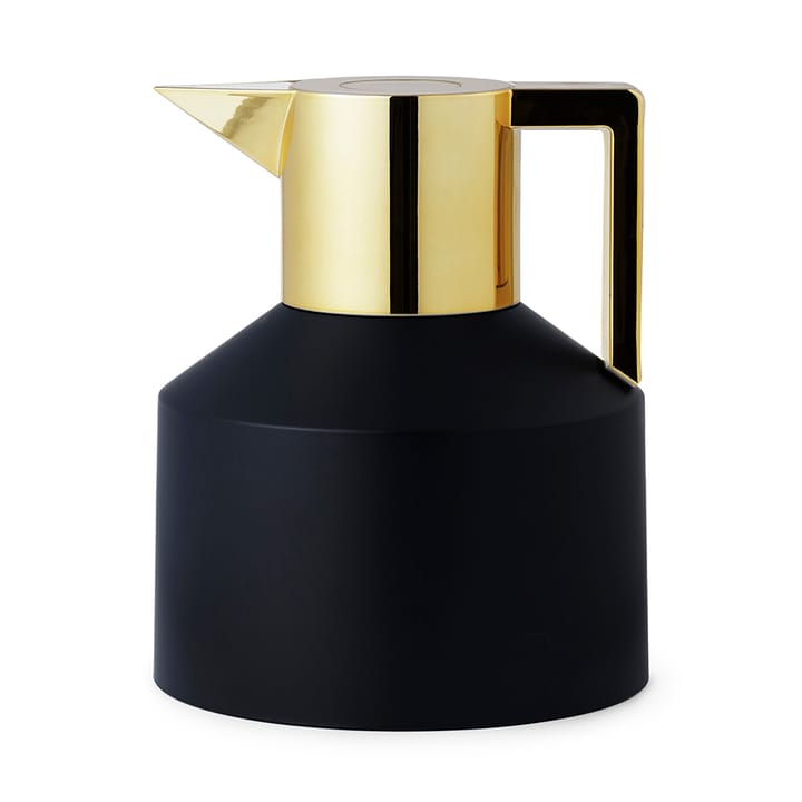 Geo vacuum jug - Black-gold - Normann Copenhagen