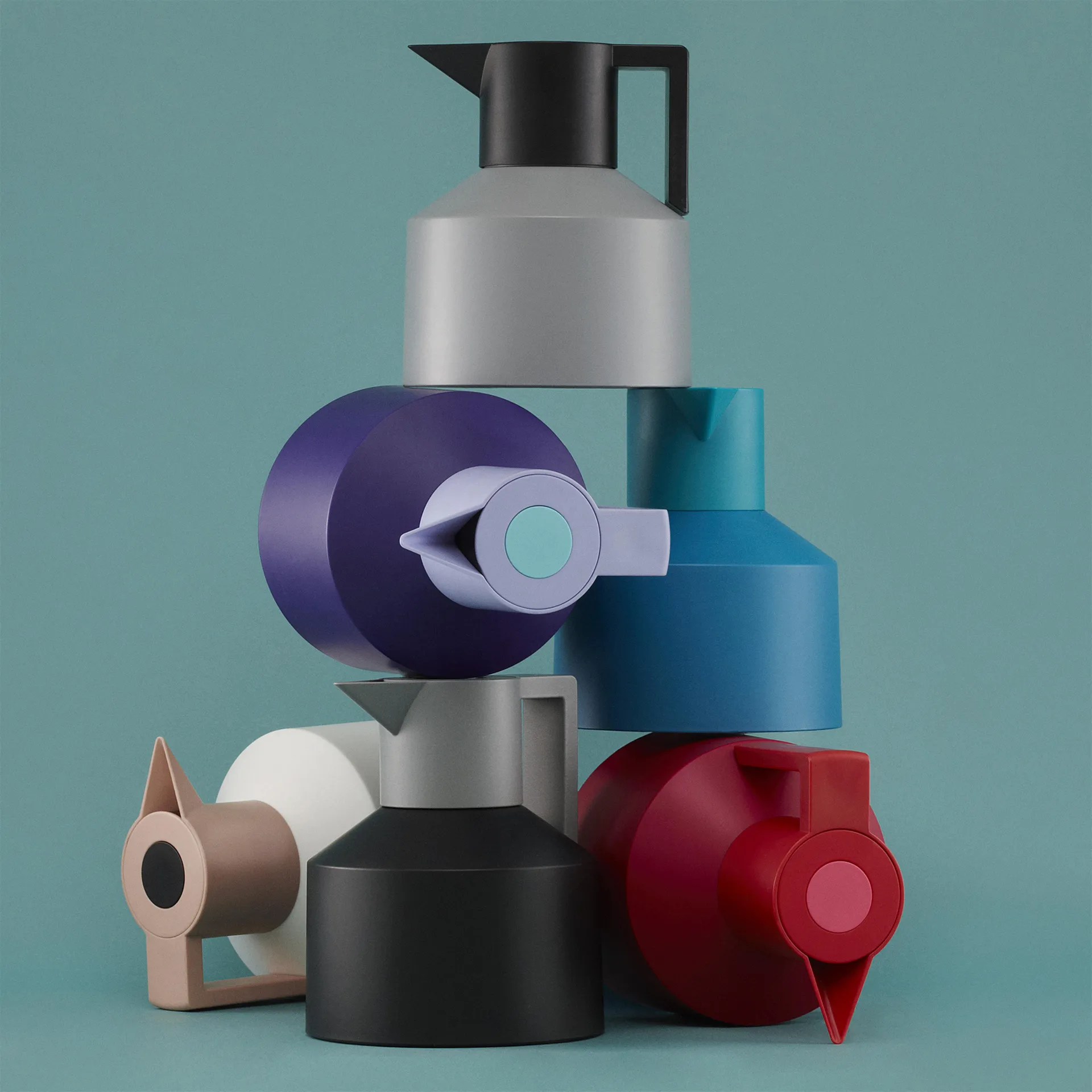 Geo vacuum jug, black Normann Copenhagen