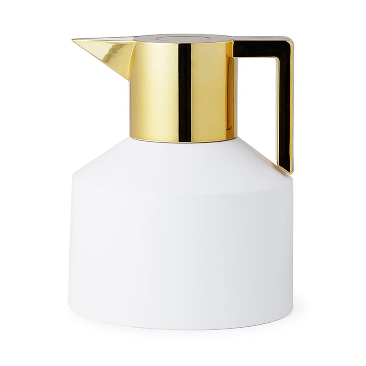 Geo vacuum jug - white-gold - Normann Copenhagen