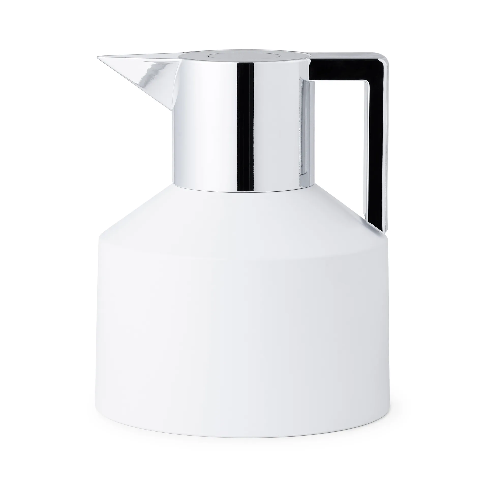 Geo vacuum jug, white-silver Normann Copenhagen