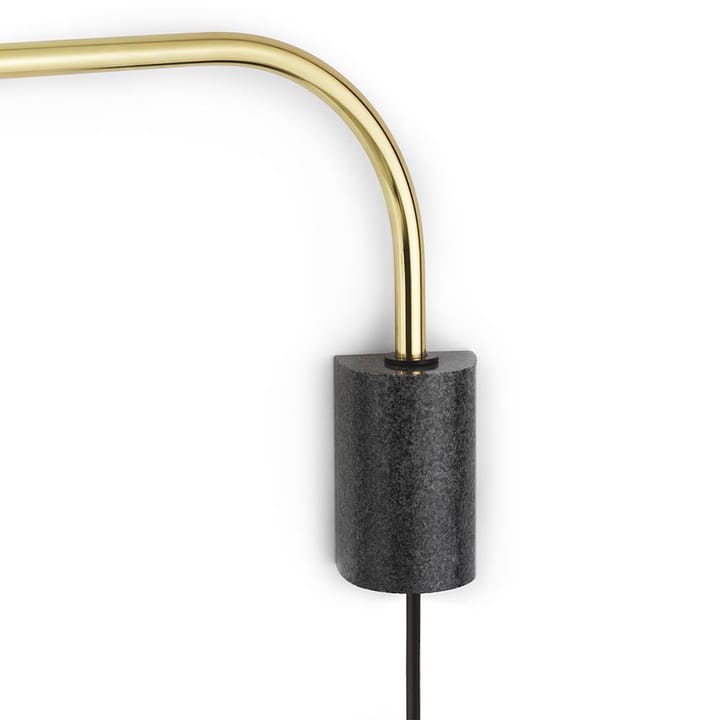 Grant wall lamp - Black, small- steel, granite - Normann Copenhagen