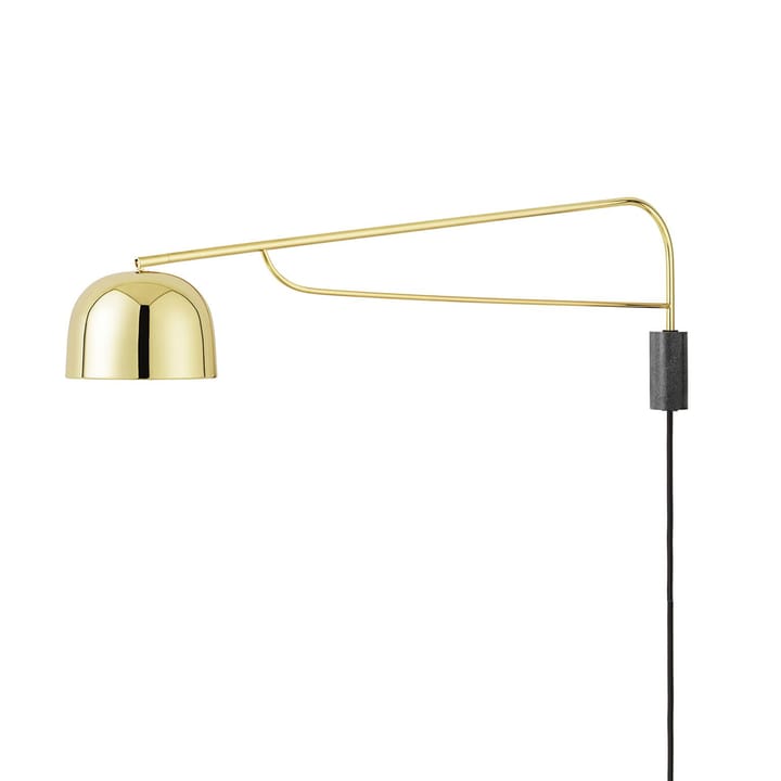 Grant wall lamp - Brass, large- steel, granite - Normann Copenhagen