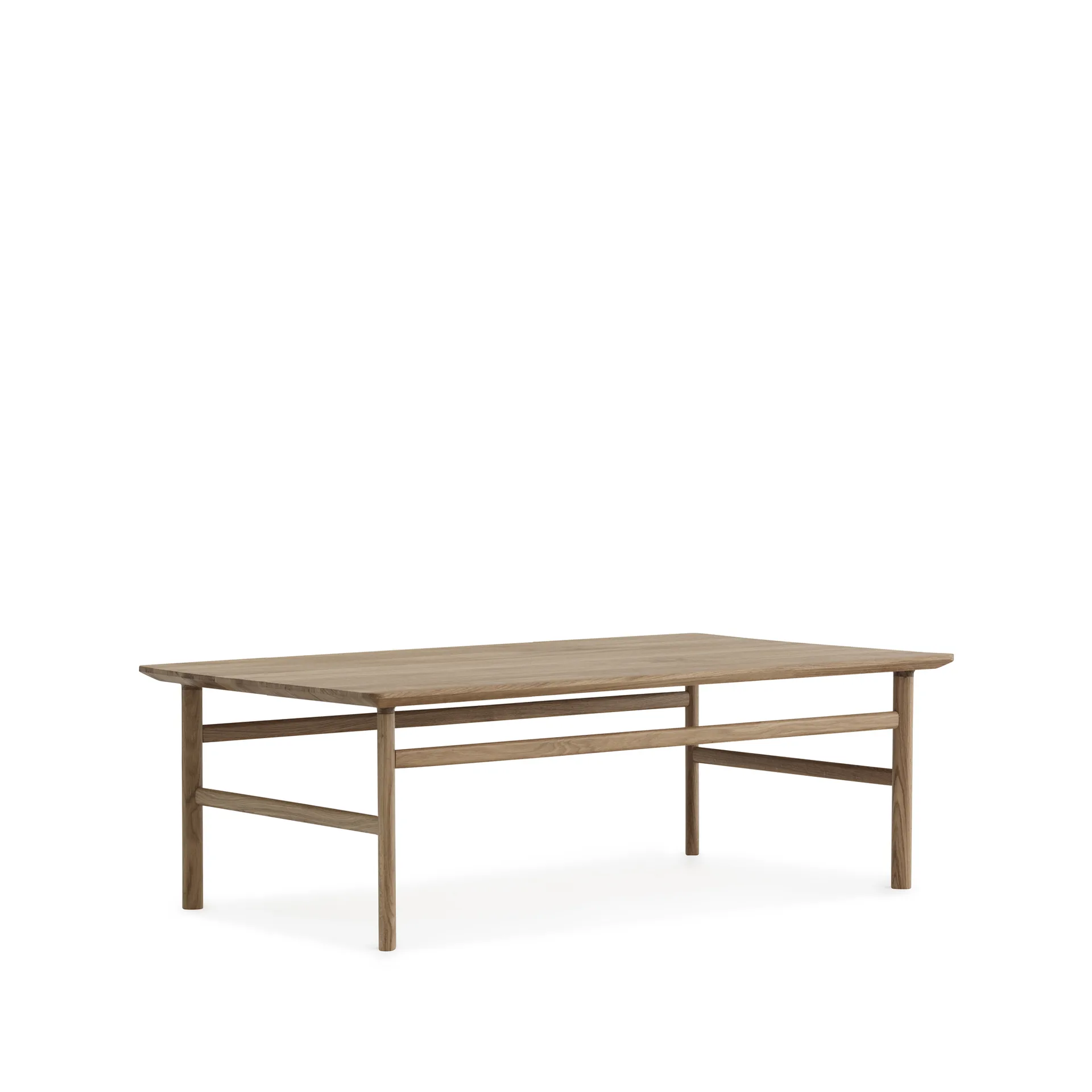 Grow coffee table, Oak clear lacquer. large Normann Copenhagen