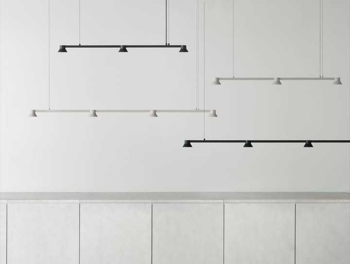 Hat ceiling lamp linear small - Black - Normann Copenhagen