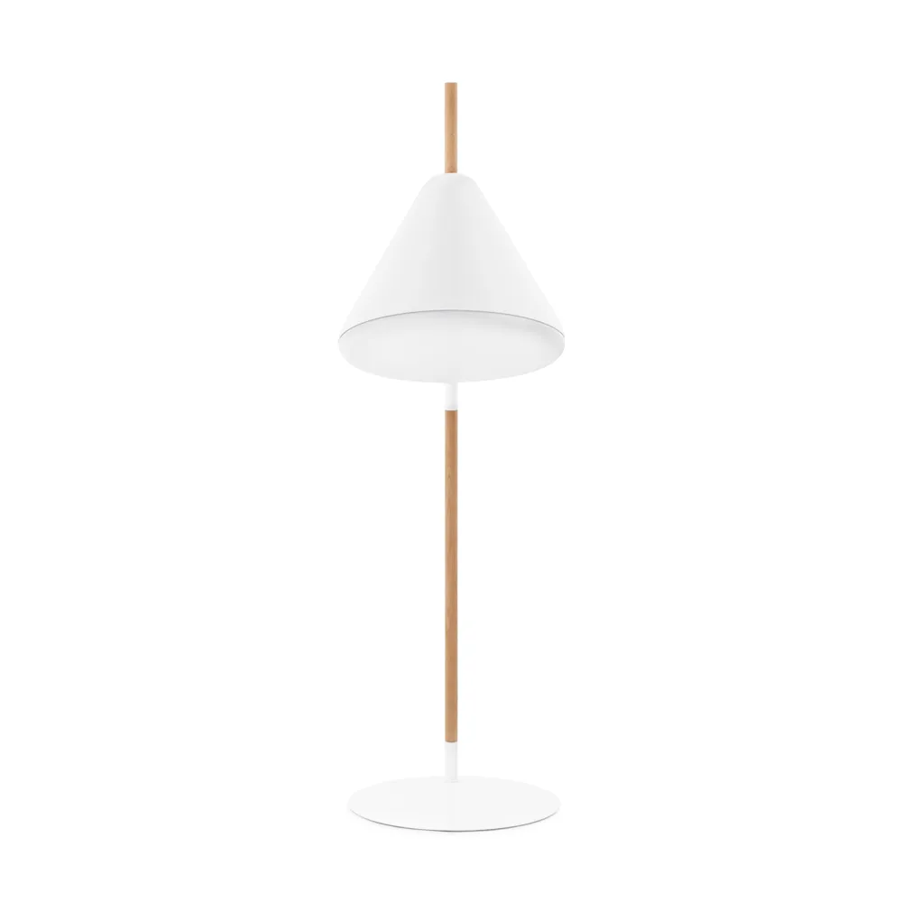 Hello floor lamp, Grey, beech legs Normann Copenhagen
