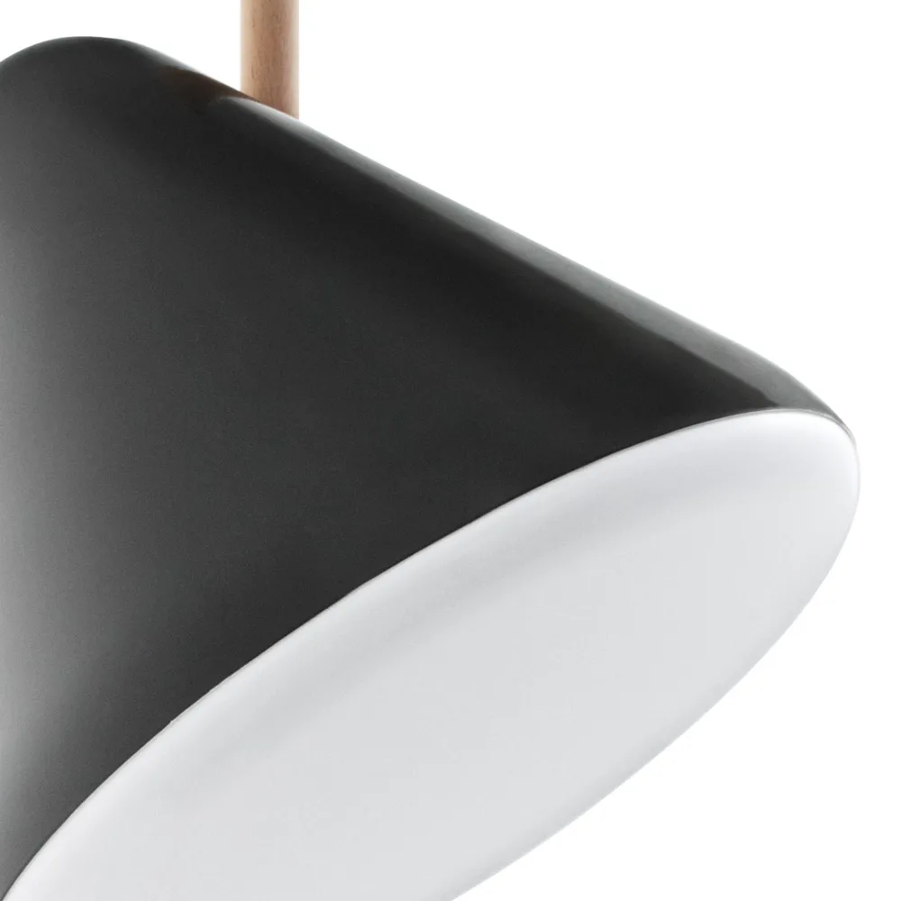 Hello floor lamp, Grey, beech legs Normann Copenhagen