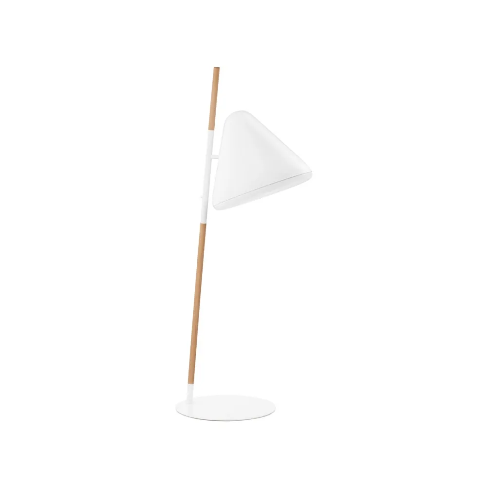 Normann Copenhagen Hello floor lamp White, beech legs