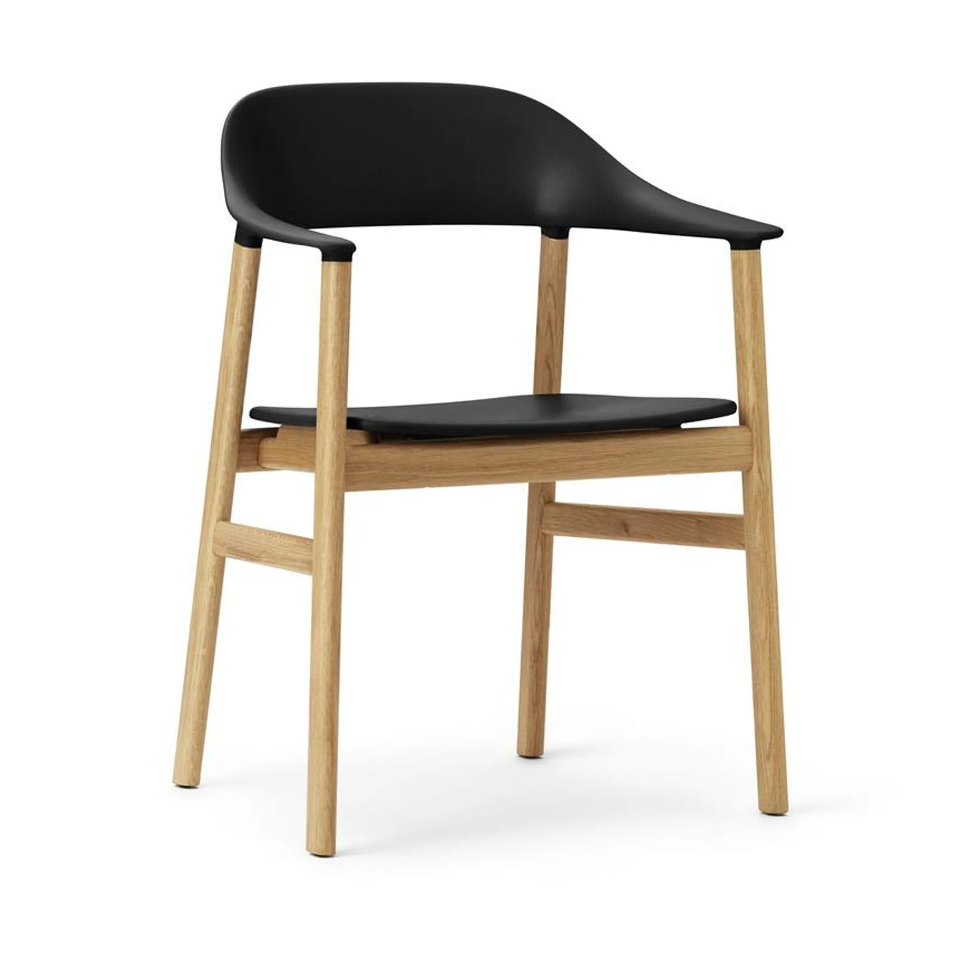 Herit armchair oak, Black Normann Copenhagen