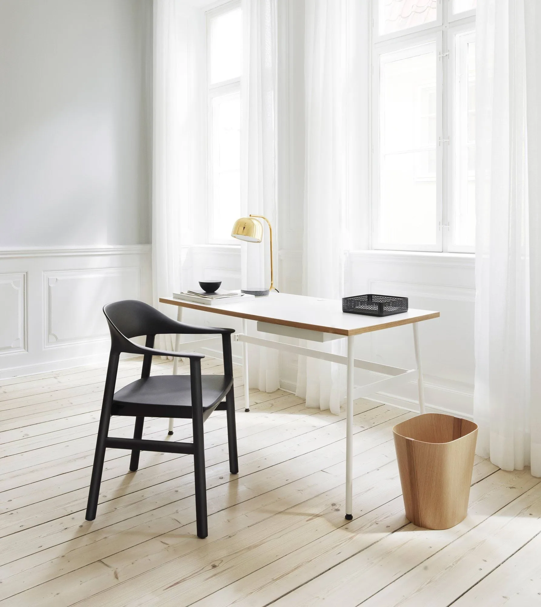 Herit armchair oak, Dusty Green Normann Copenhagen